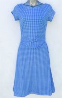 Ladies' Size S - Royal Blue Mini Gingham