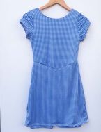 Youth Size 8 - Royal Blue Mini Gingham