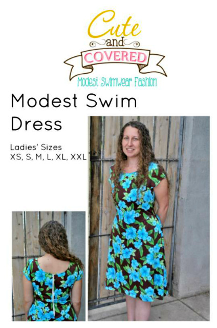 LADIES' SWIMWEAR PATTERN (XS-XXL) - Cute and Covered